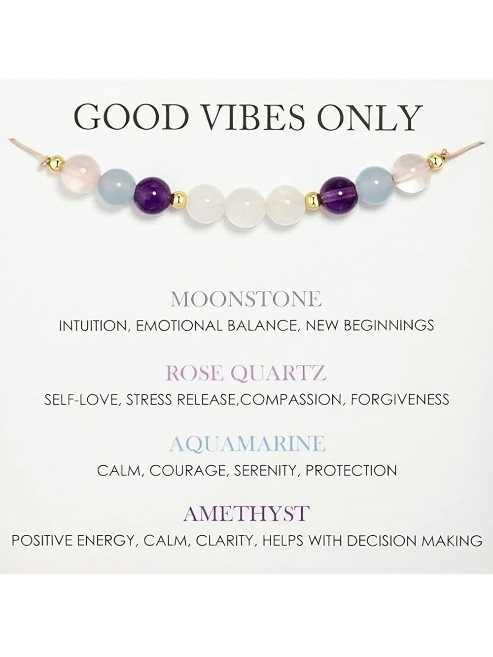 GOOD VIBES ENERGY BRACELET